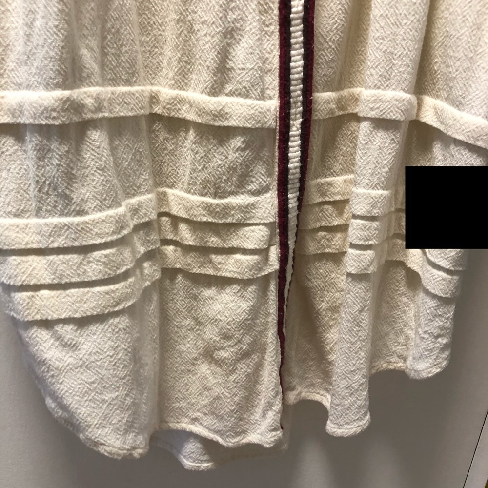 Free People Cream Embroidered Tunic Top - Picture 5 of 9